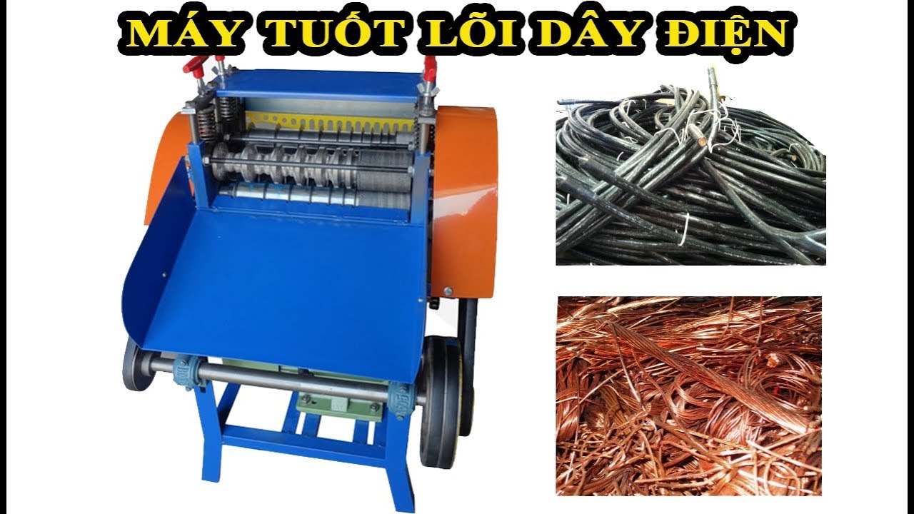 Máy tuốt dây đồng phế liệu THIÊN AN - YouTube