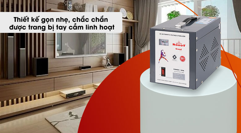 Ổn áp ROBOT 1 Pha 1KVA 90