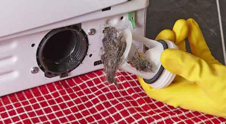 Tấm lọc của van xả bị bẩn