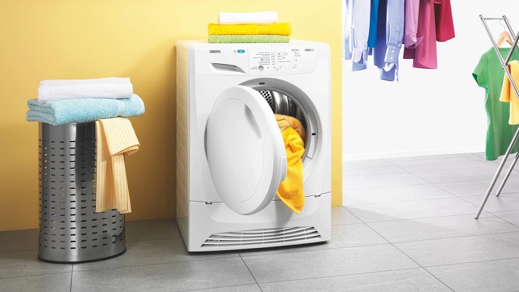 Đặt máy giặt tại vị trí bằng phẳng.