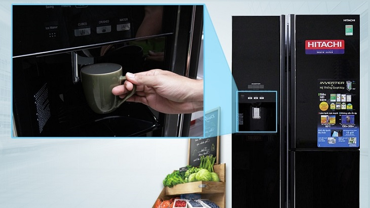 Lỗi tủ lạnh Hitachi không lấy được nước