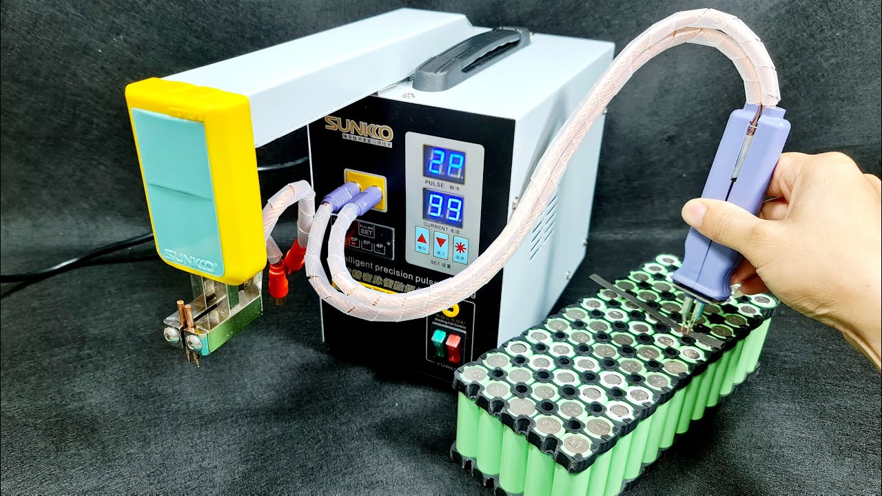 Test Thử Máy Hàn Cell Pin SUNKKO 738AL 2 in 1 - Siêu Xung - YouTube